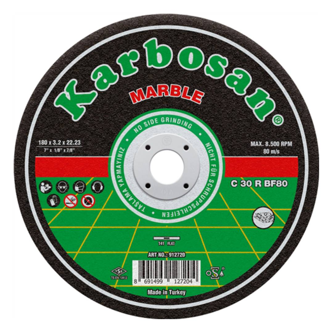 KARBOSAN 230X3 SC KESİCİ MERMER BOMBELİ (912750)
